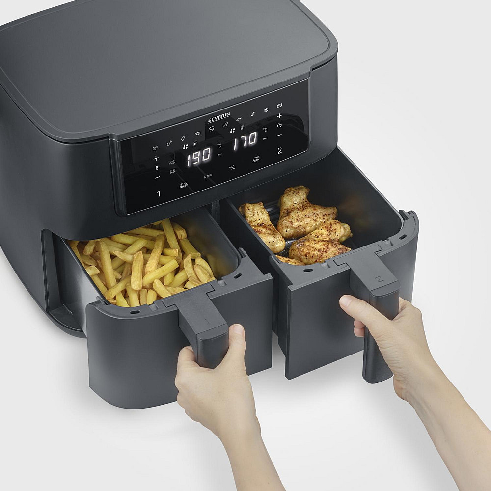 Dubbel Airfryer Severin FR 2463 2x4 L