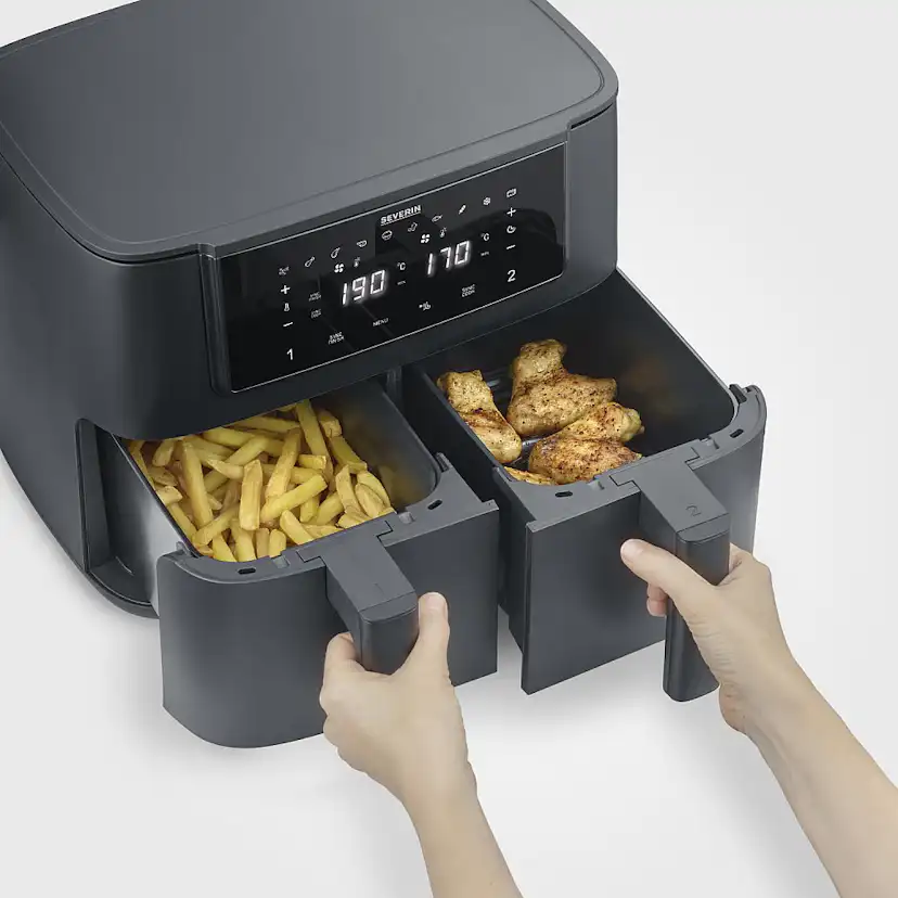 Dubbel Airfryer Severin FR 2463 2x4 L