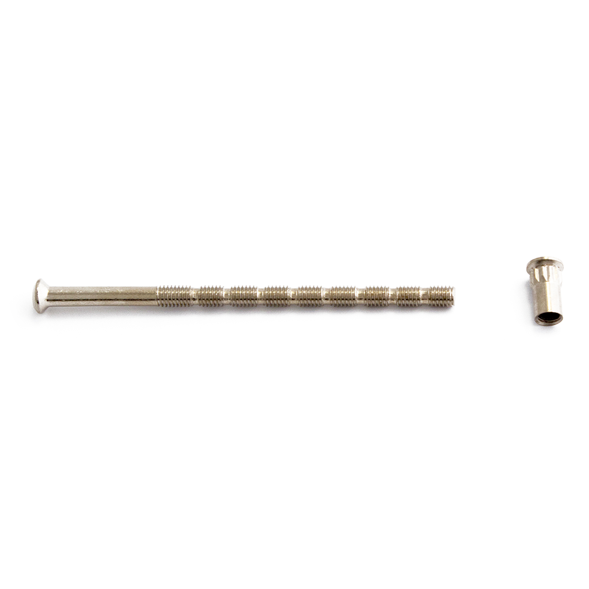 SKRUV M NIPPEL HABO M5X90MM FÖRNICKLAD Förnicklad