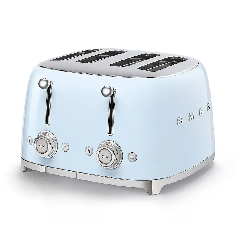 Brödrost Smeg TSF03PBEU Pastellblå Retro Design