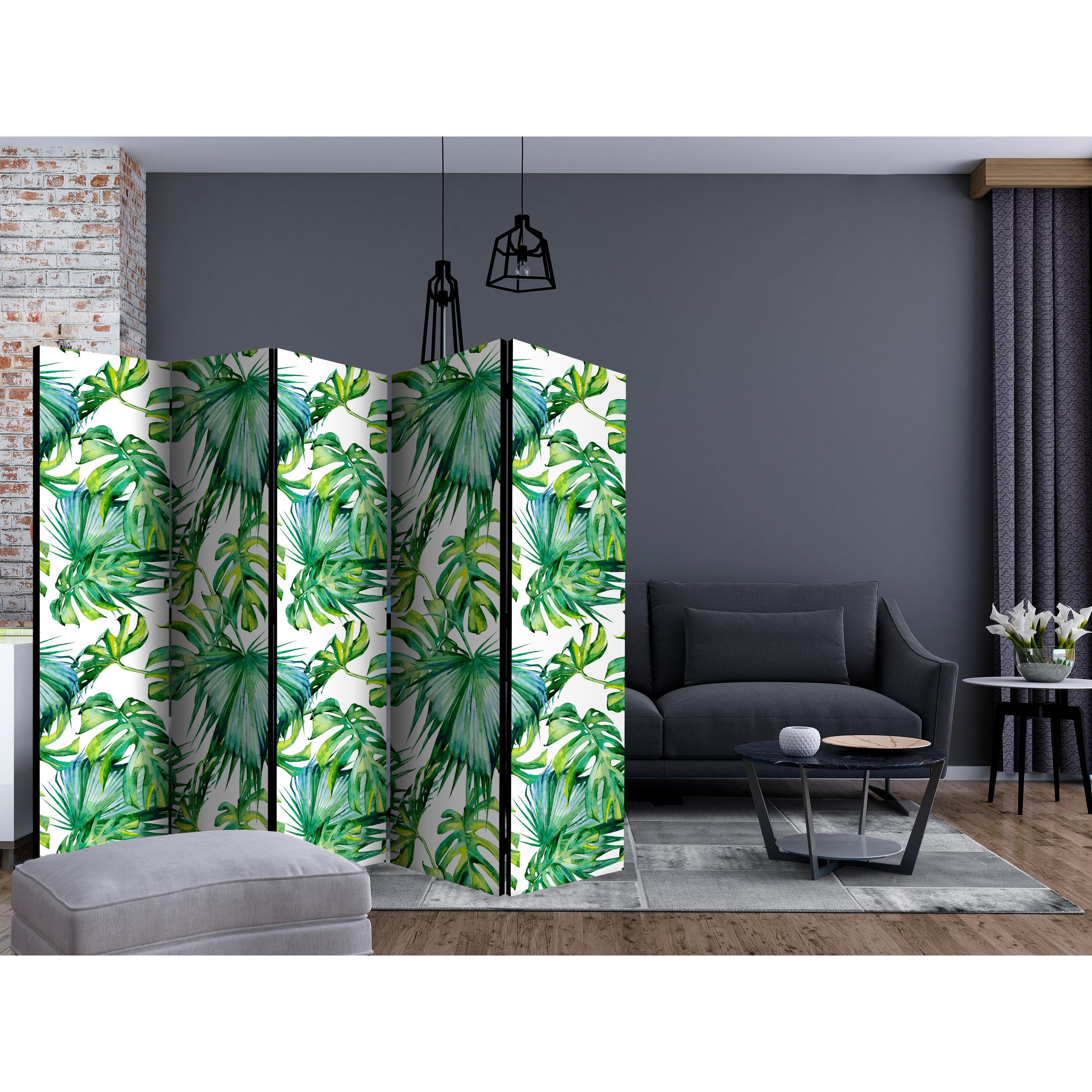Rumsavdelare Skärmvägg Arkiio Jungle Leaves II 225x172 cm