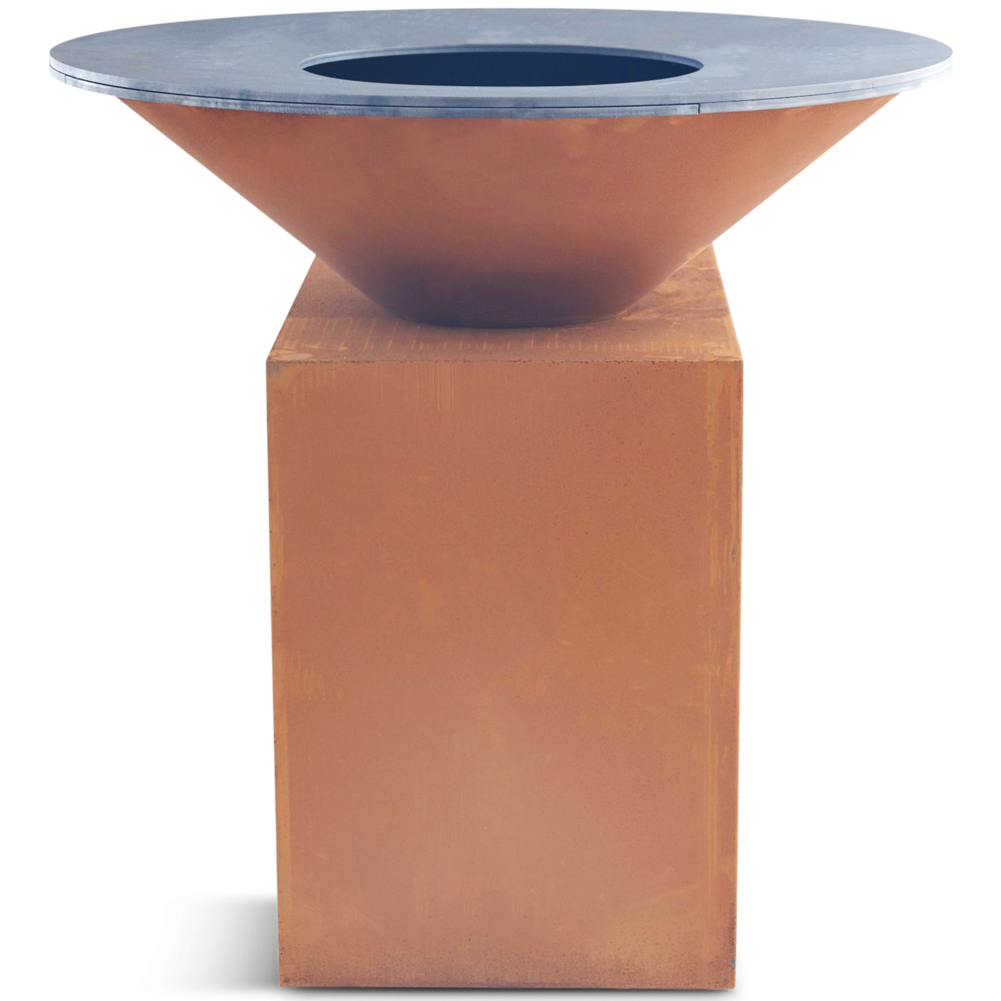 Eldstad Lyfco Cortenstål Vedeldad Skärbräda Vemdalen