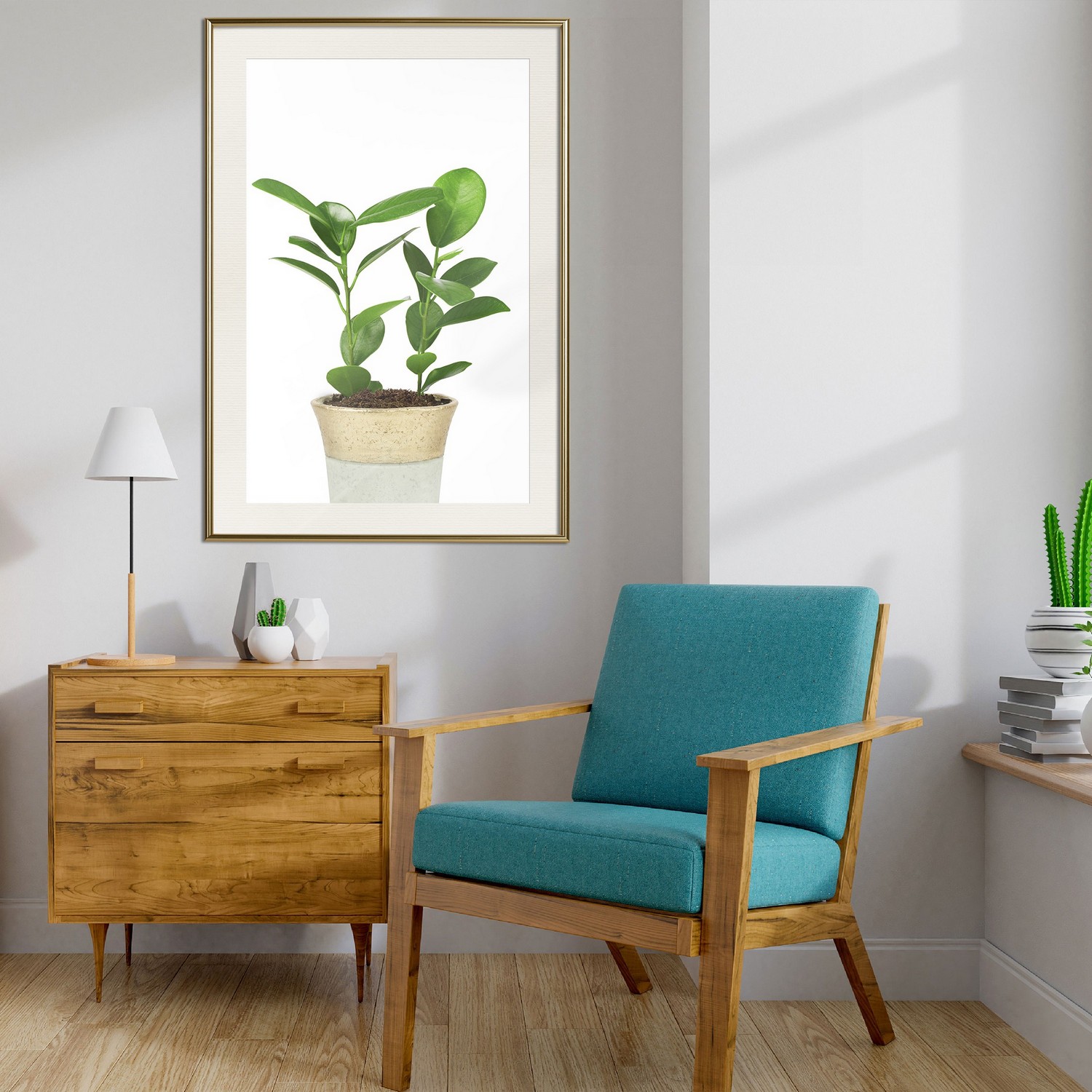 Poster Artgeist Affisch Plant In Pot