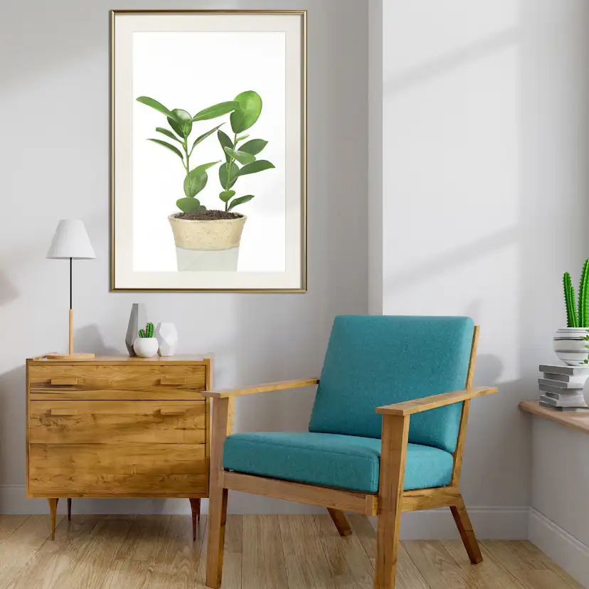Poster Artgeist Affisch Plant In Pot