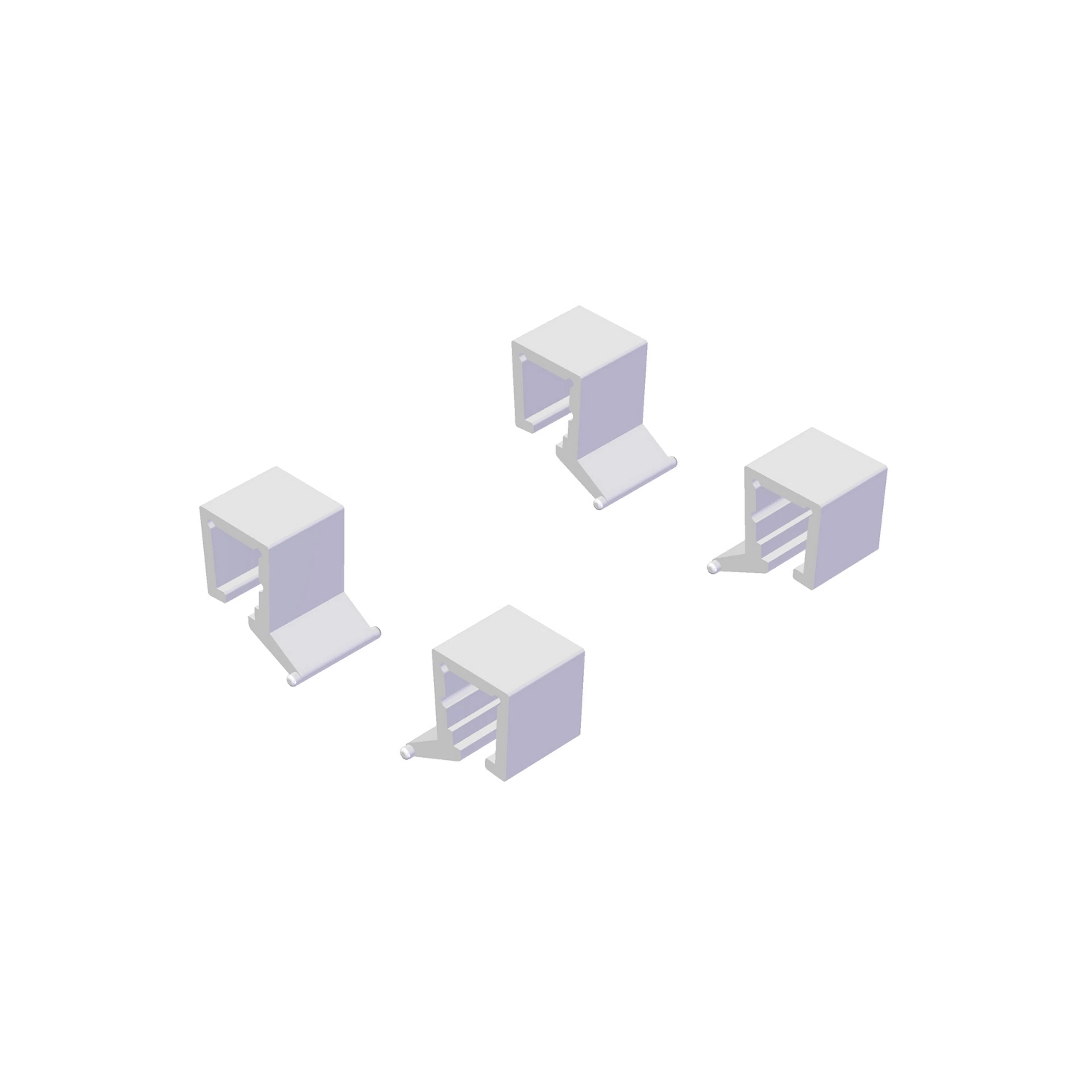 Backstopp vit 4-pack Vit