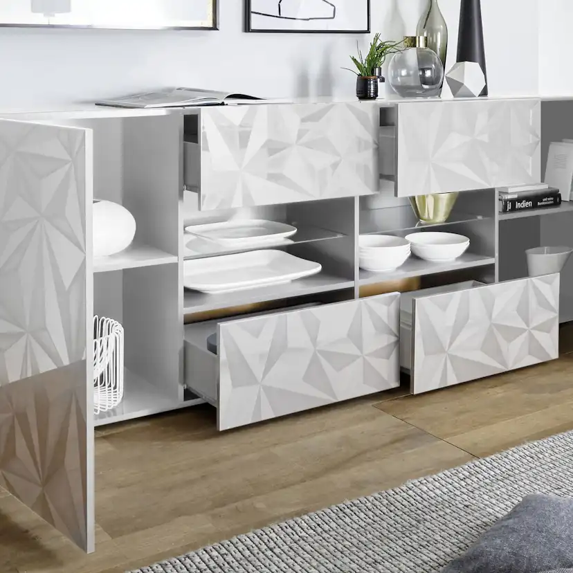 Skänk LC Spa Fasett 241 cm Vit