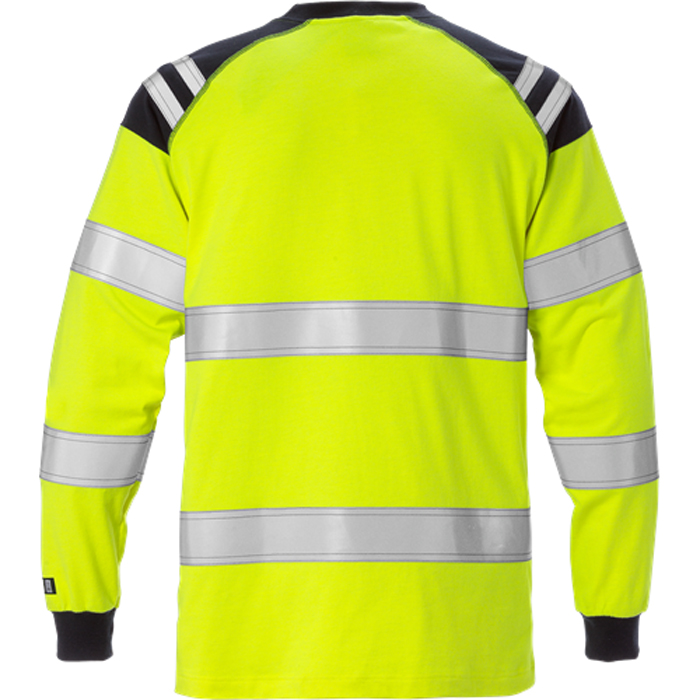 Flamskyddad T-shirt Fristads Långärmad 7077 TFLH Klass 3