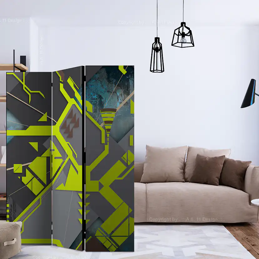 Rumsavdelare Skärmvägg Arkiio Dynamic Paths 135x172 cm