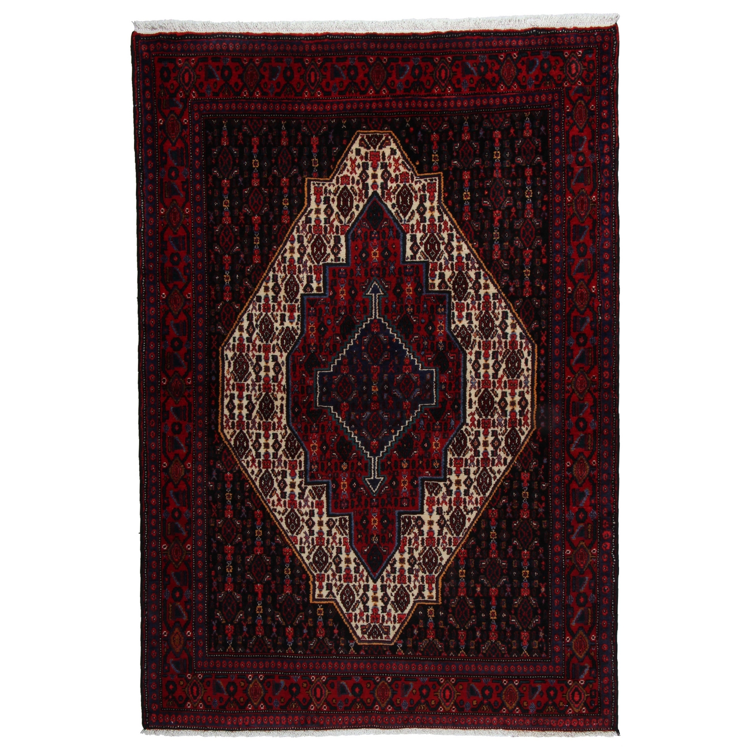 Persisk Matta Arkiio Senneh Exklusiv Enkelvävd 130x179