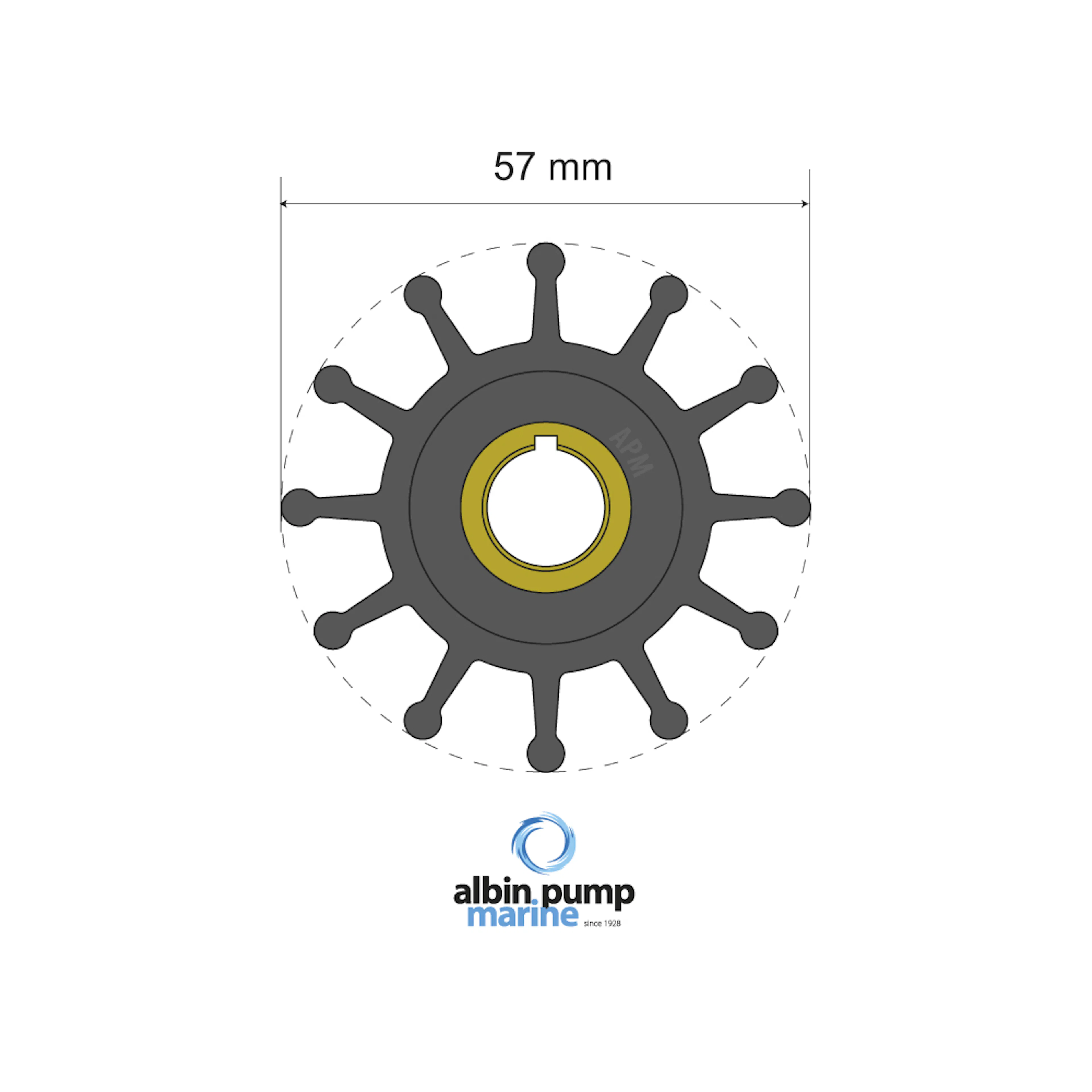 Impellerkit Albin Group Marine Premium 06-01-013