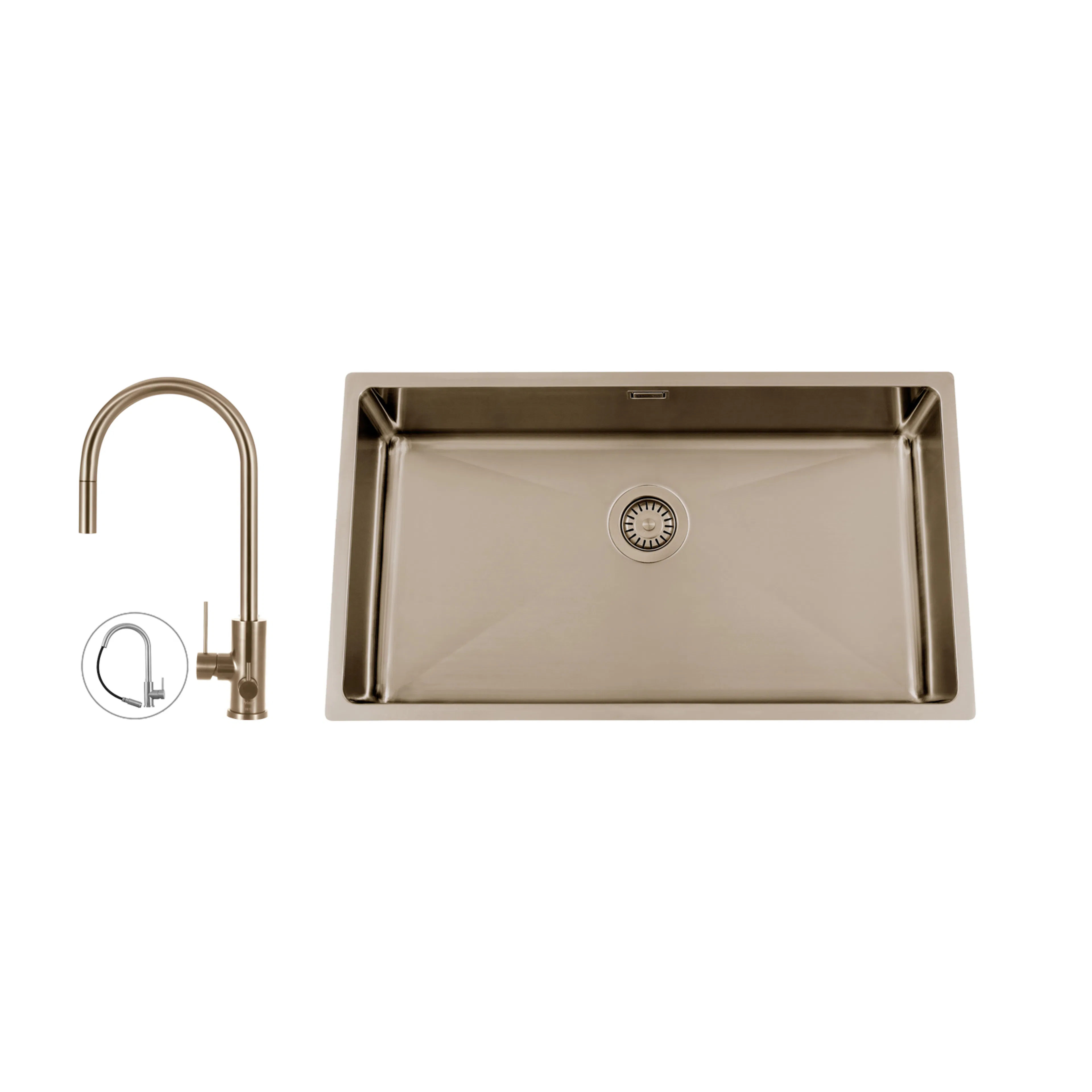 Diskho Nordic Tech Titan 730 X med Köksblandare Steel Accent D