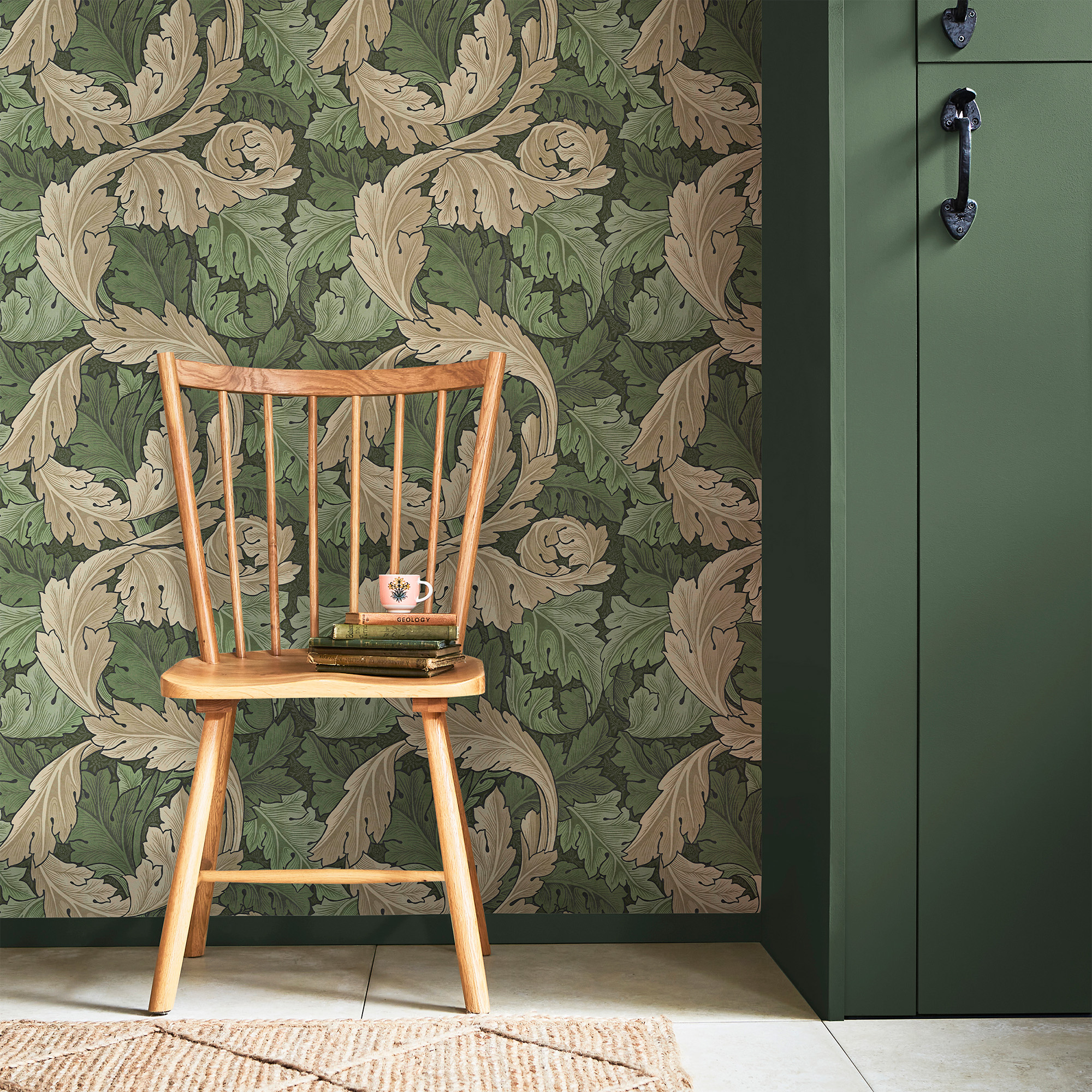 Tapet William Morris At Home Acanthus 124227 EasyUp, Mönstrad