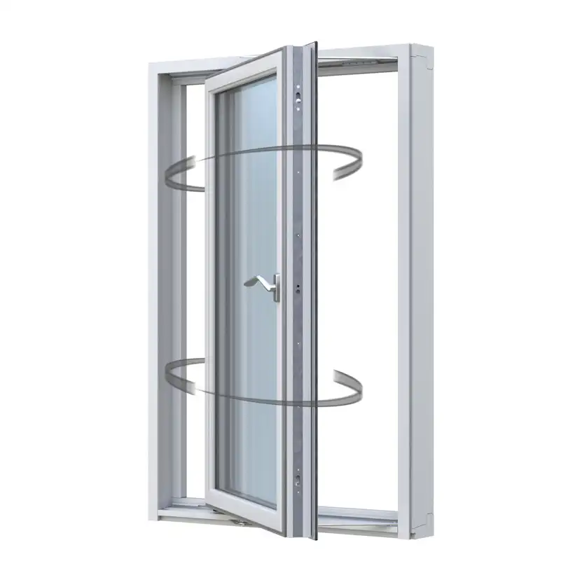 Sideswing Svenska Fönster Aluminiumbeklätt Trä 3-Glas