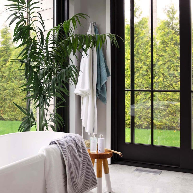 Badhandduk Lexington Icons Original Striped White-Gray