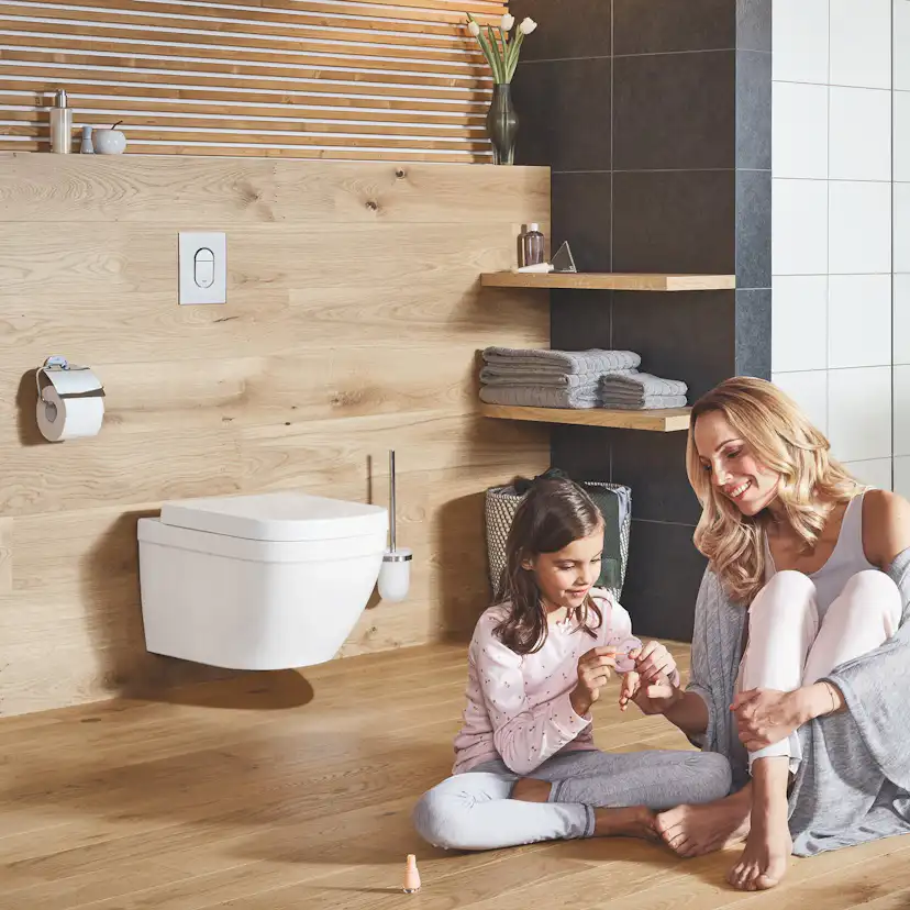 Vägghängd Toalettstol Grohe Euro Ceramic 39328 Komplett