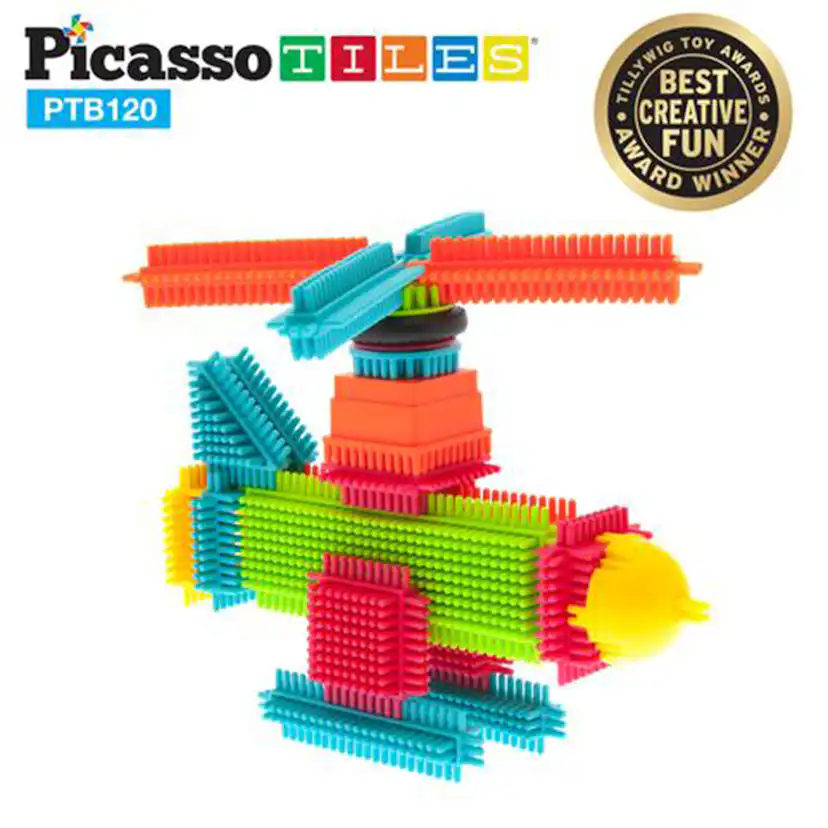 Byggbitar Picasso Tiles Bristle Blocks 120 Bitar