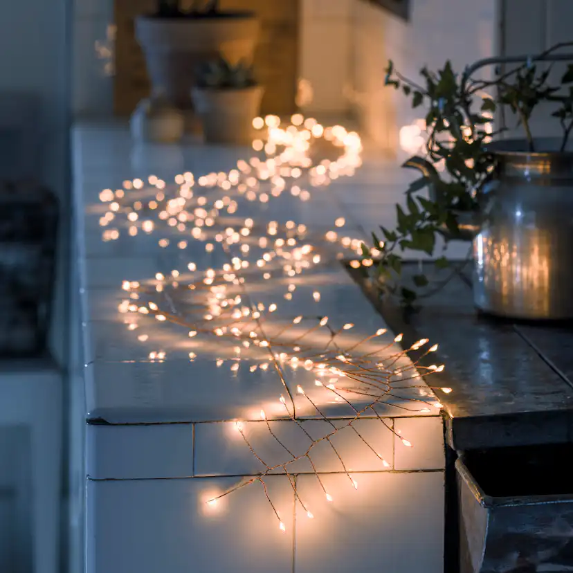 Slinga microcluster amber LED Amber/Silver