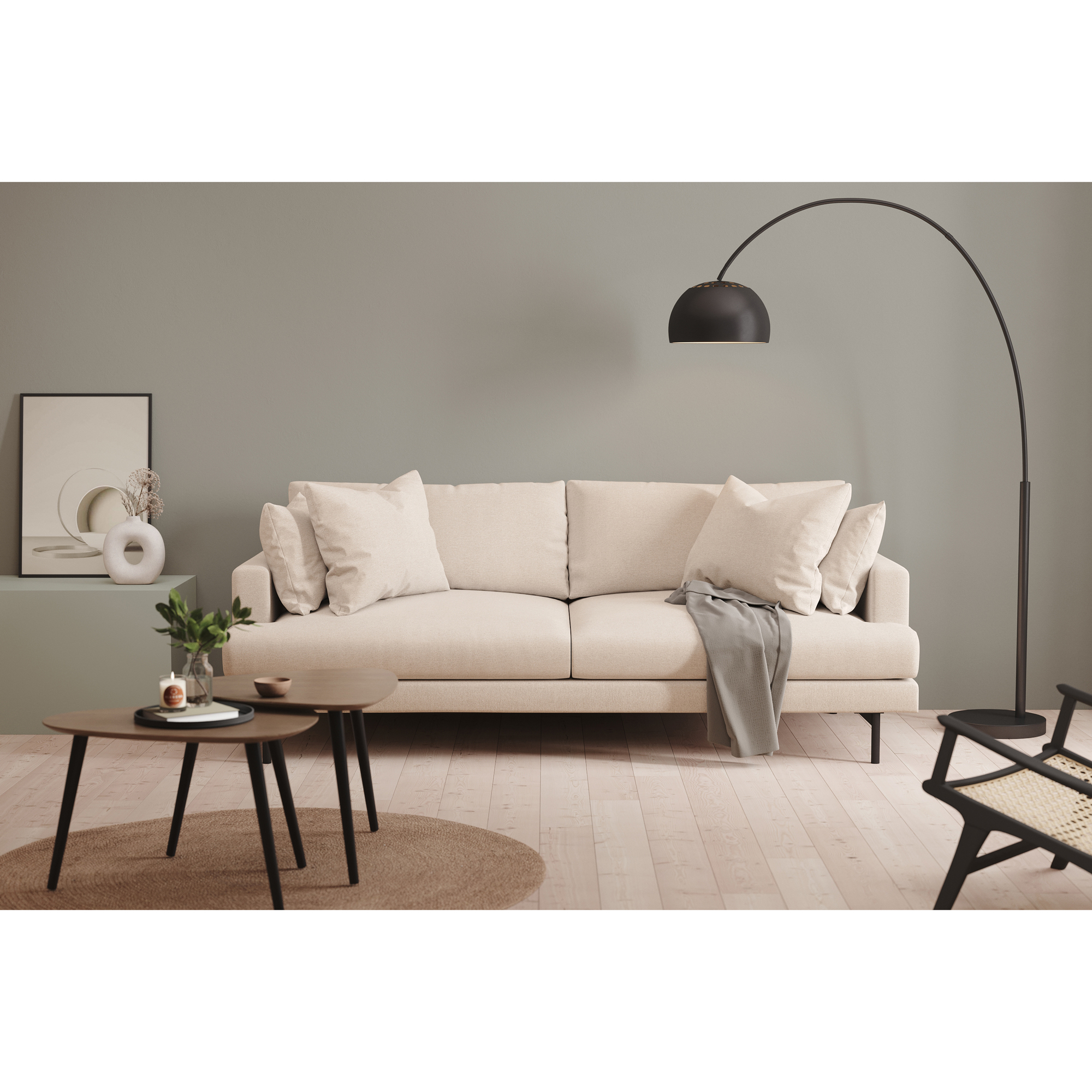 4-sitssoffa Scandi Days Menard Djup Soffa 225 cm