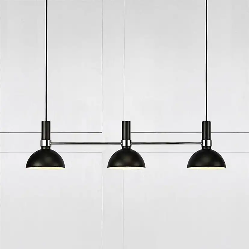 LARRY Pendel 3L Svart/Krom Svart/Krom