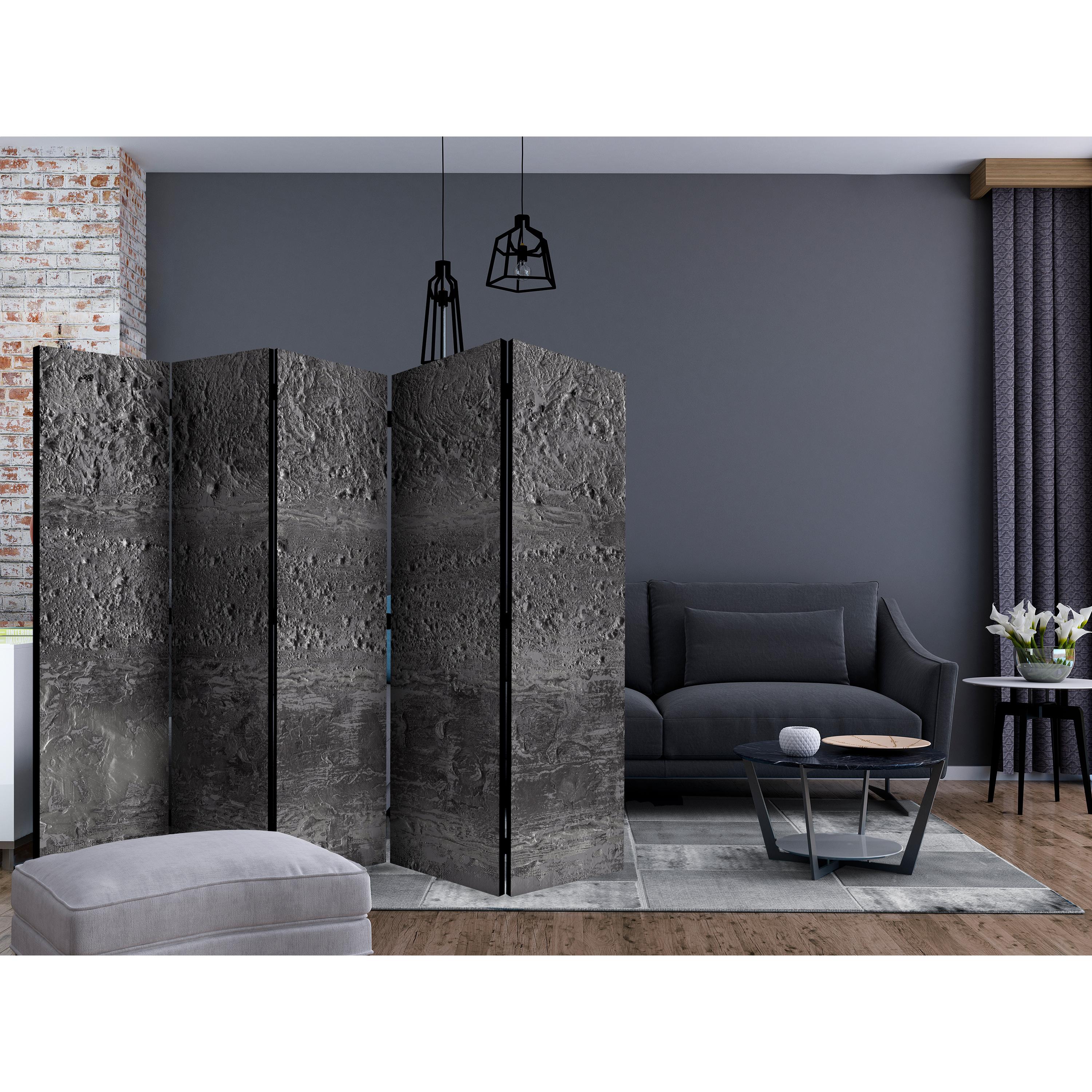 Rumsavdelare Skärmvägg Arkiio Grey Storm II 225x172 cm