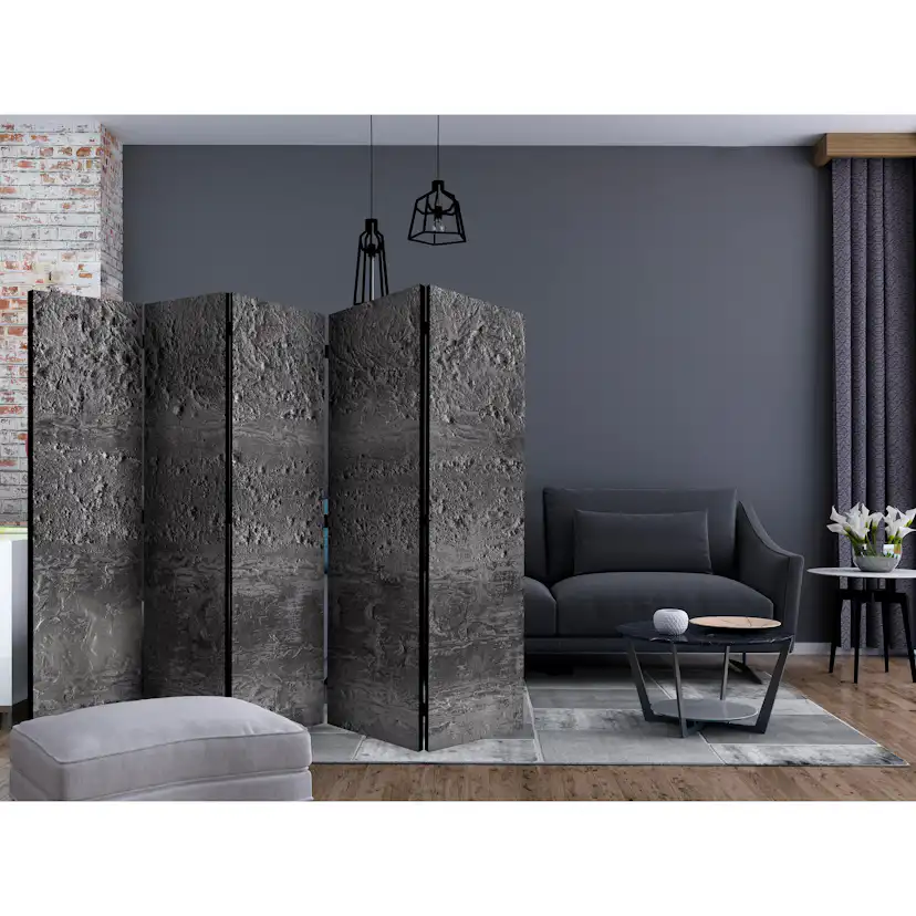 Rumsavdelare Skärmvägg Arkiio Grey Storm II 225x172 cm