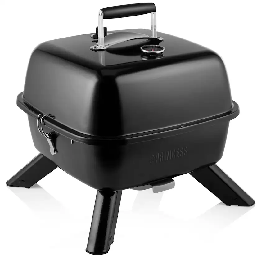 Bärbar Hybridgrill Princess 2-i-1 Elektrisk Eller Kol