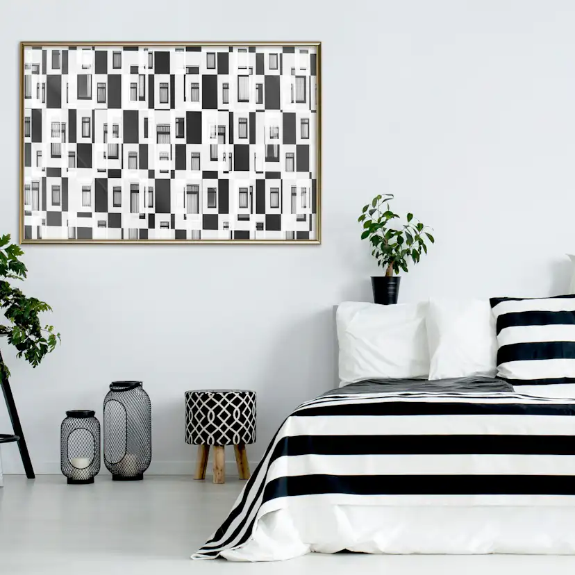 Poster Artgeist Affisch Abstract Windows