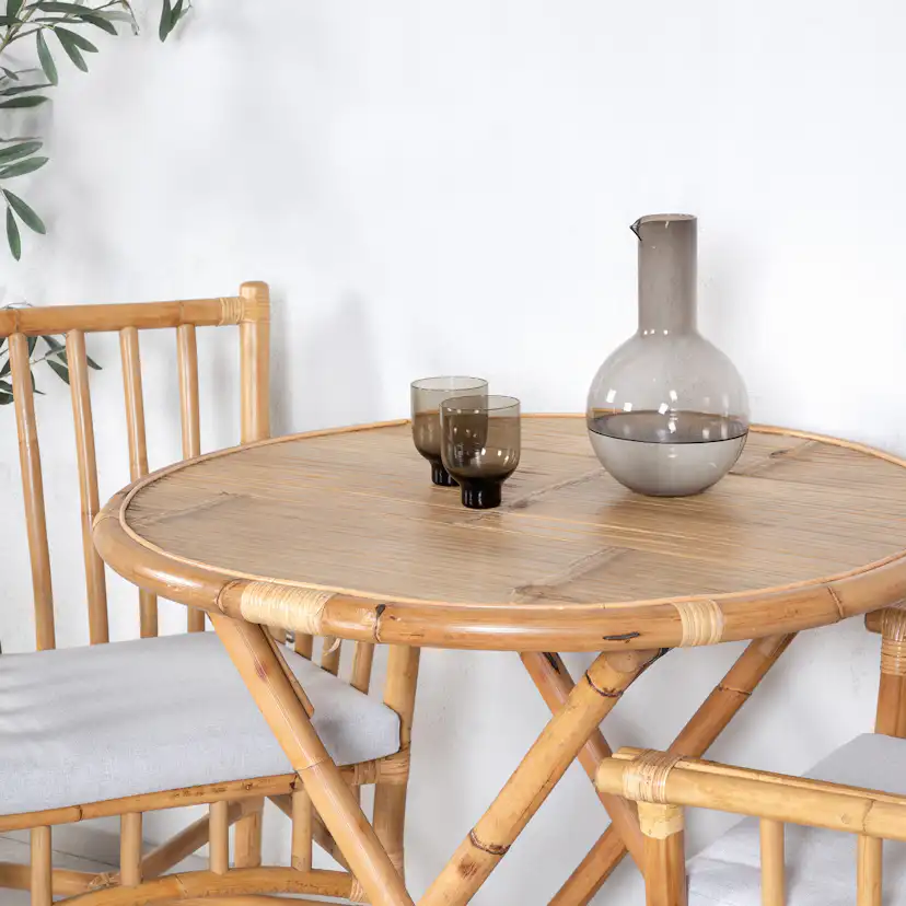 Cafégrupp Venture Home Cane med 2 Karmstolar