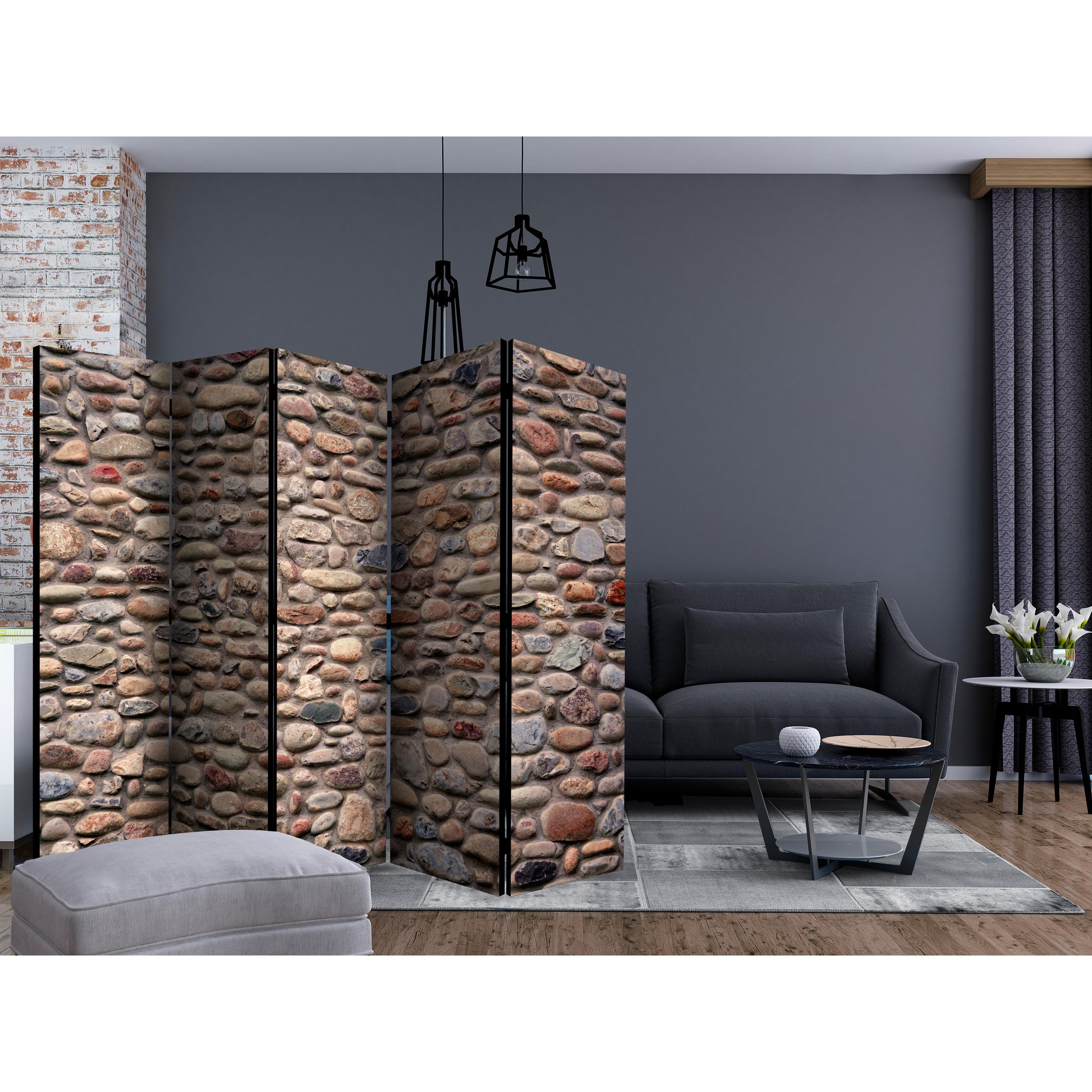 Rumsavdelare Skärmvägg Arkiio Stony Varieties II 225x172 cm