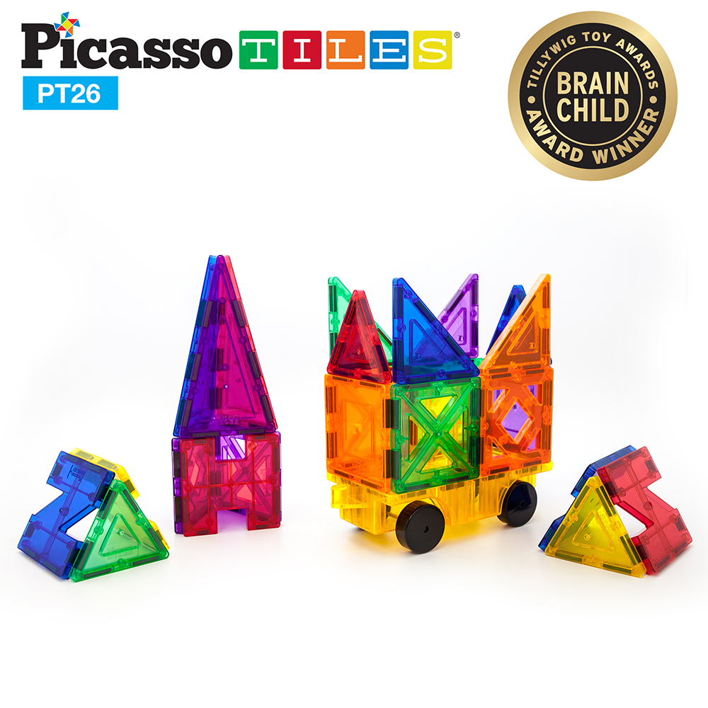 Magnetplattor Picasso Tiles 26 bitar