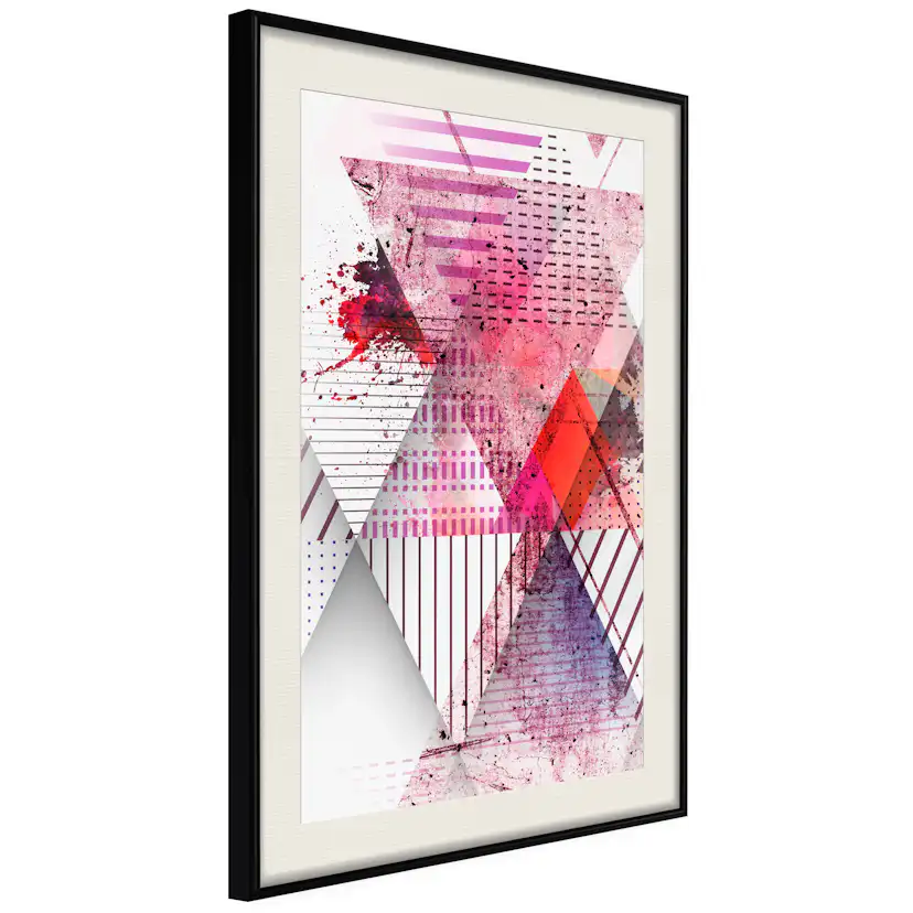 Poster Artgeist Affisch Abstract Triangle