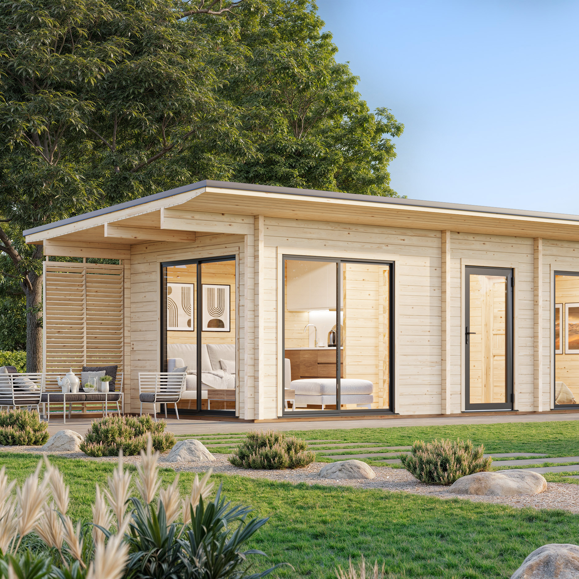 Trädgårdshus Palmako Cecilia 23,9 m2