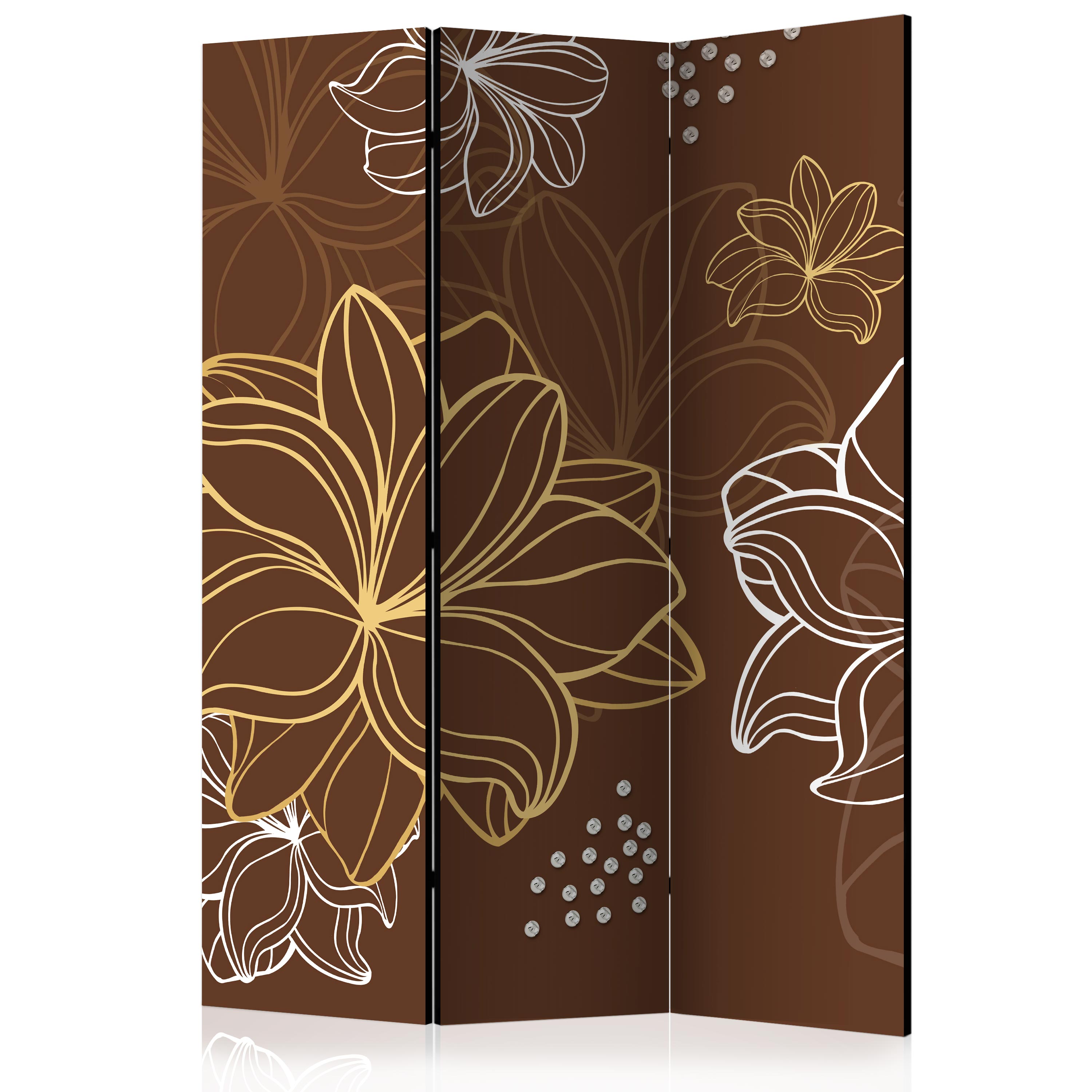 Rumsavdelare Skärmvägg Arkiio Autumnal Flora 135x172 cm