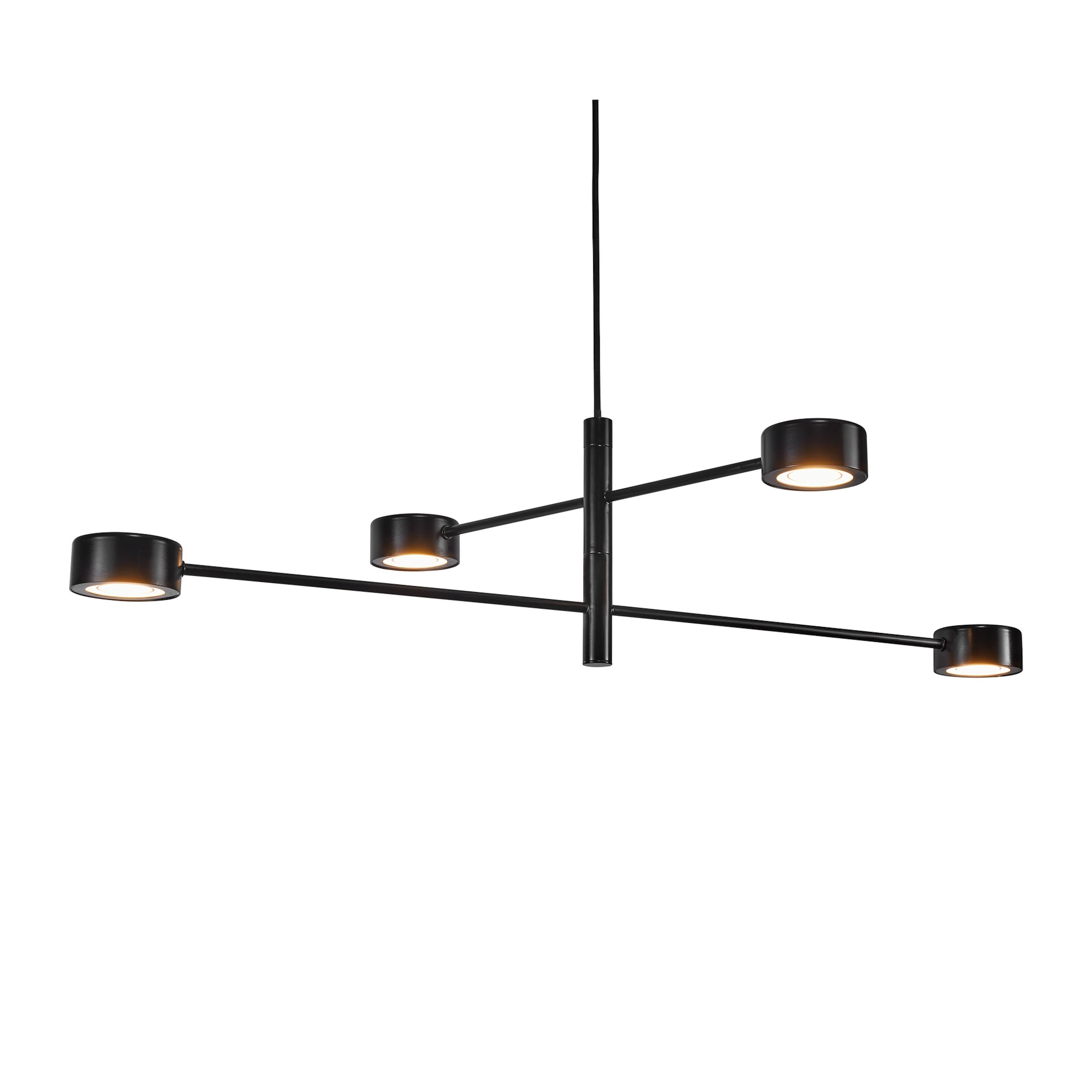 Taklampa Nordlux Clyde 4L Svart