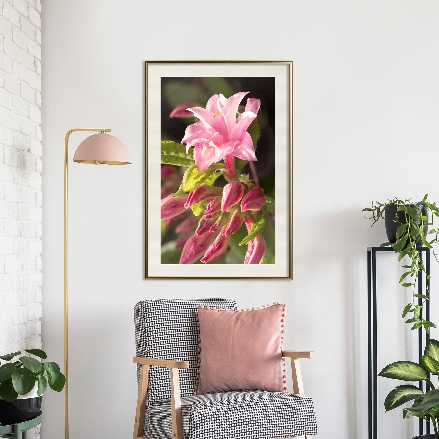 Poster Artgeist Affisch Natural Pink