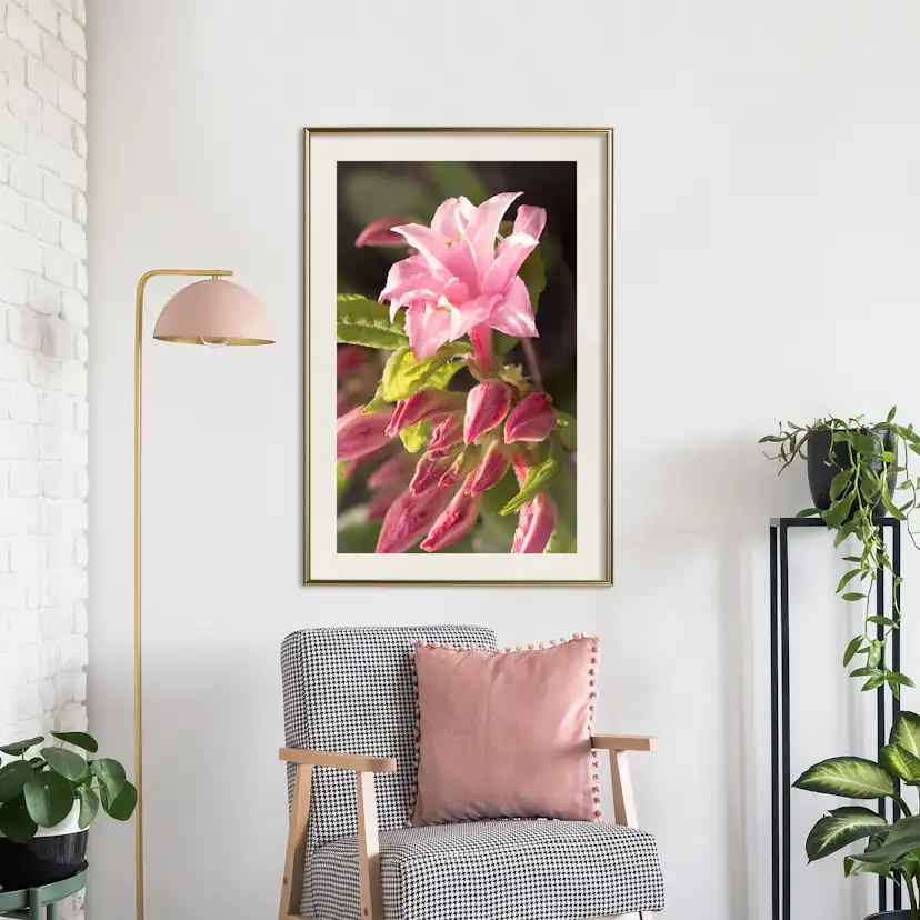Poster Artgeist Affisch Natural Pink