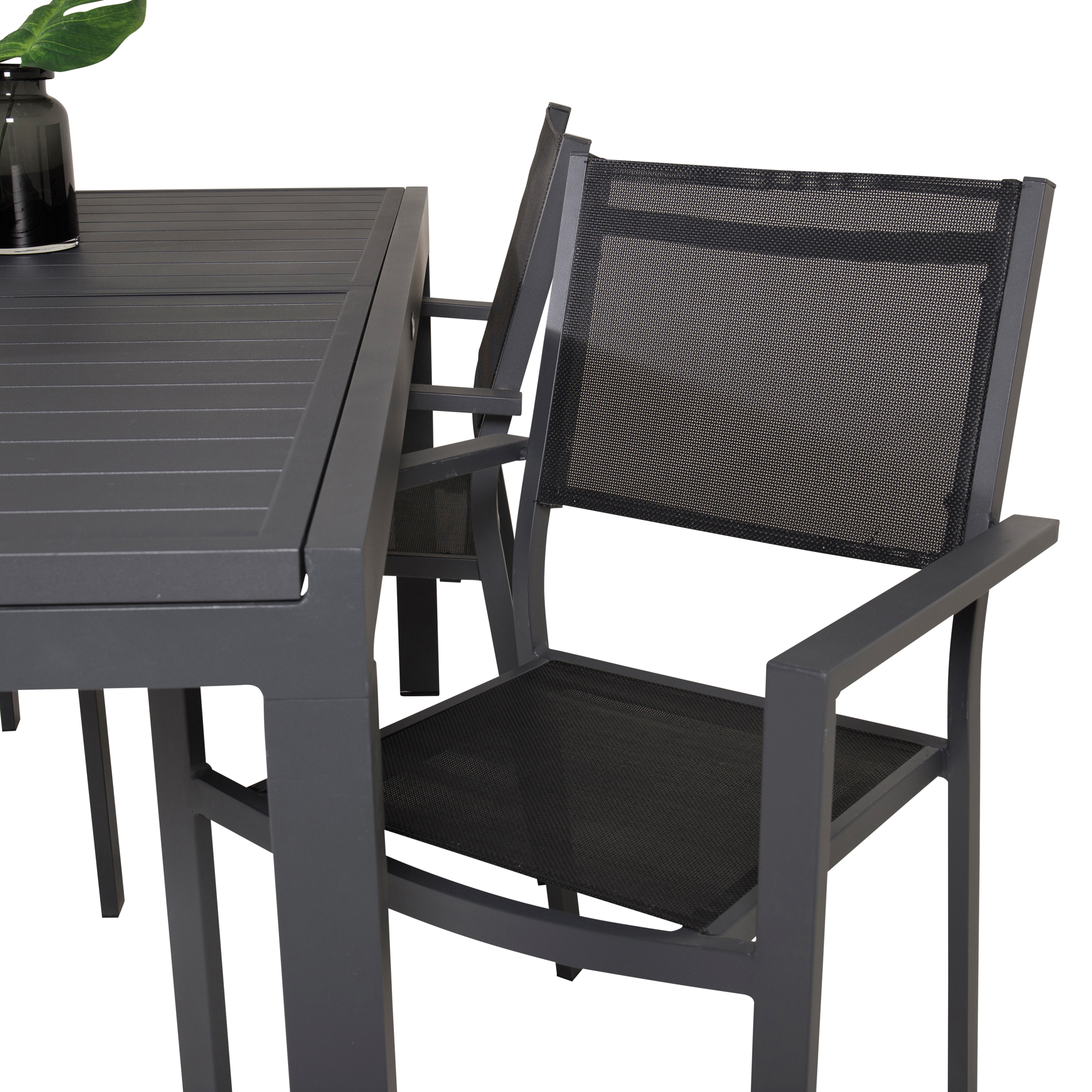 Matgrupp Venture Home Madrid 160/240 med 4 Copacabana Matstolar