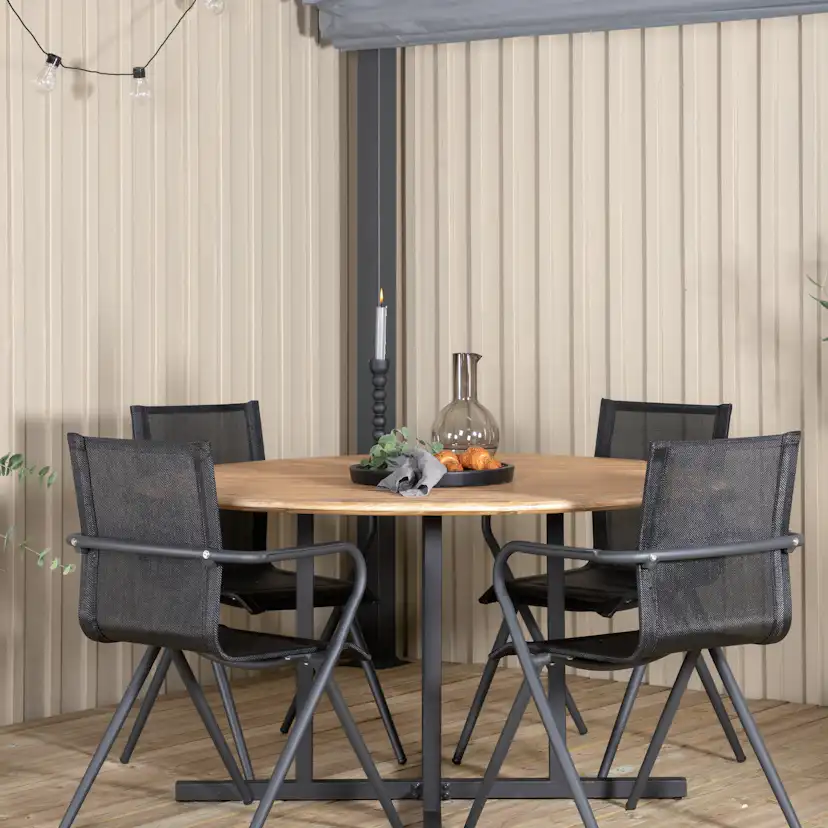 Matgrupp Venture Home Zurc med 4 Anve Matstolar