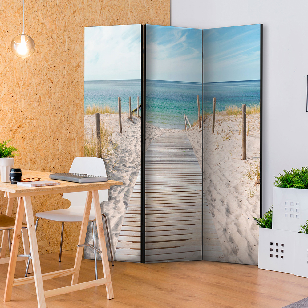 Rumsavdelare Skärmvägg Arkiio Holiday At The Seaside 135x172 cm