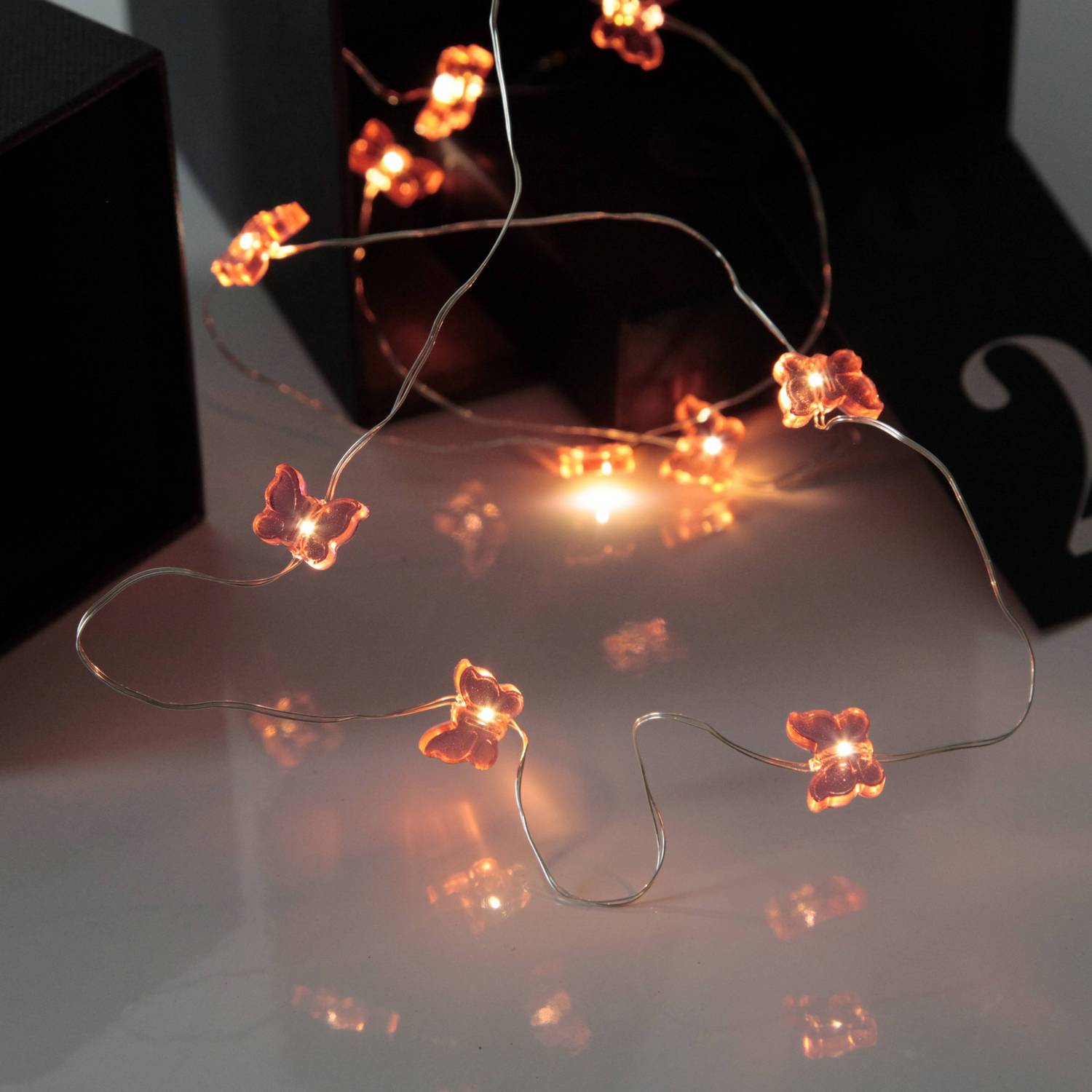 Ljusslinga Star Trading Butterfly Batteridriven LED-slinga