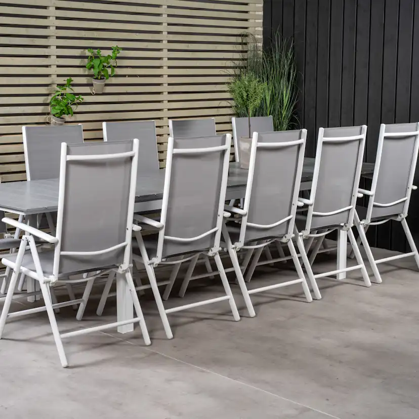 Matgrupp Venture Home Lova 224/324 med 10 Bront Stolar