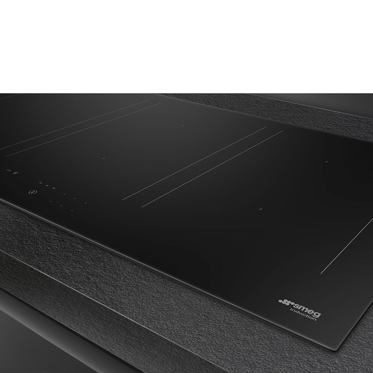 Induktionshäll Smeg SIM3964D Universal Svart Glas 6 Zoner