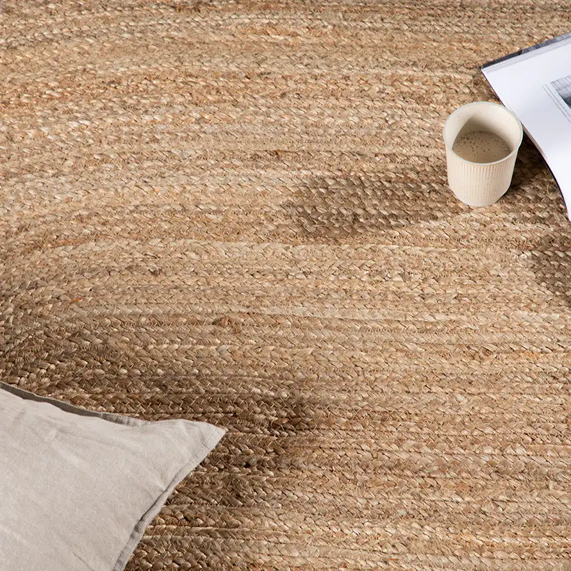 Oliver Jute - 50*90-Oval -Nature 50x90 cm