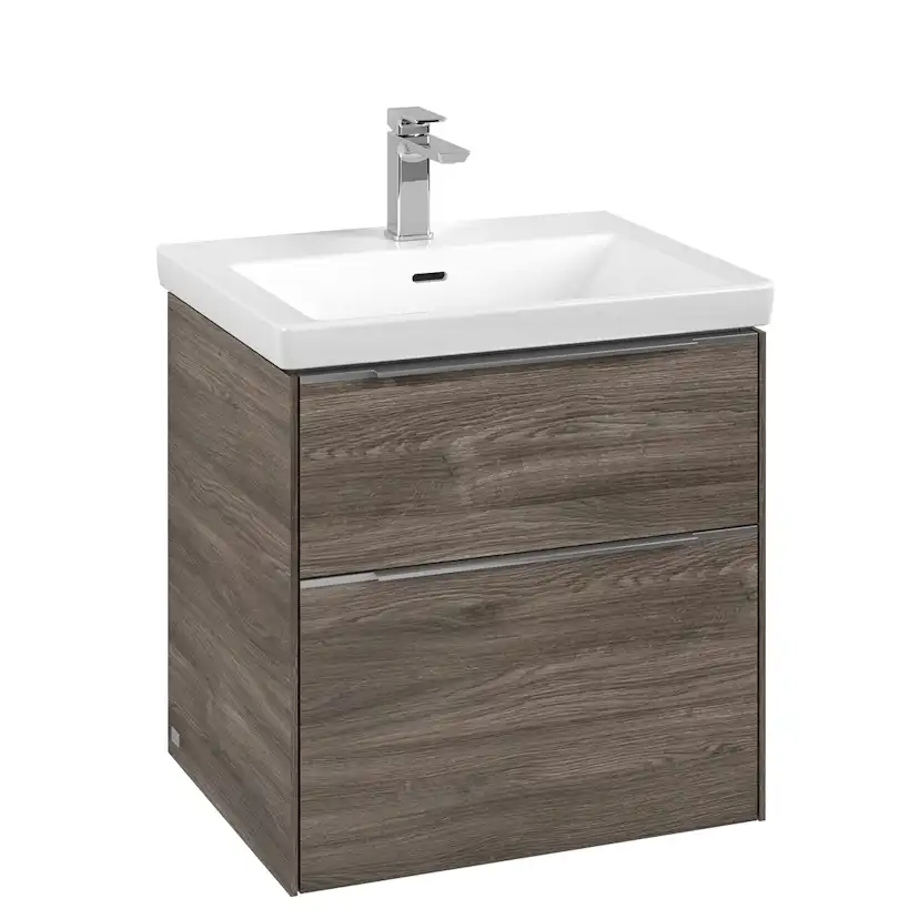 Tvättställsskåp Villeroy & Boch Subway 3.0 med 2 Lådor