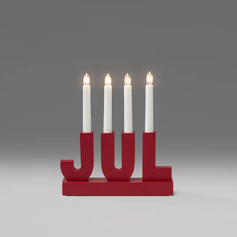 Adventsljusstake Gnosjö Konstsmide 4L Jul