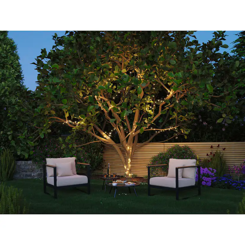 Ljusslinga LED Paulmann Yuna Fairy Lights Plug & Shine IP44 24V Ljus: Soft White, Längd: 5 m