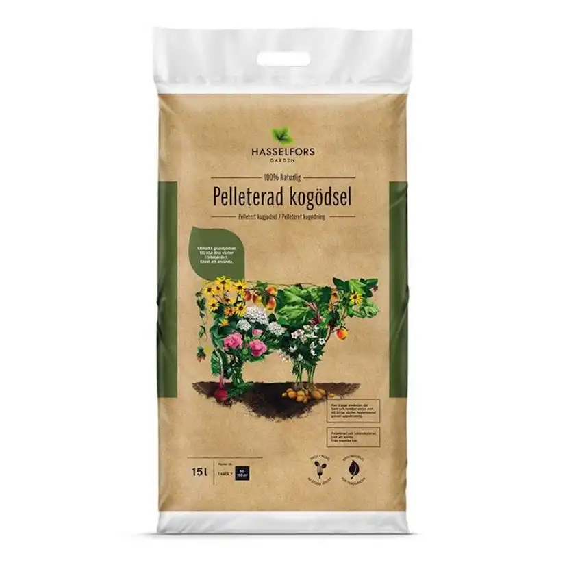 Kogödsel Hasselfors Garden Pelleterad 36x15 L