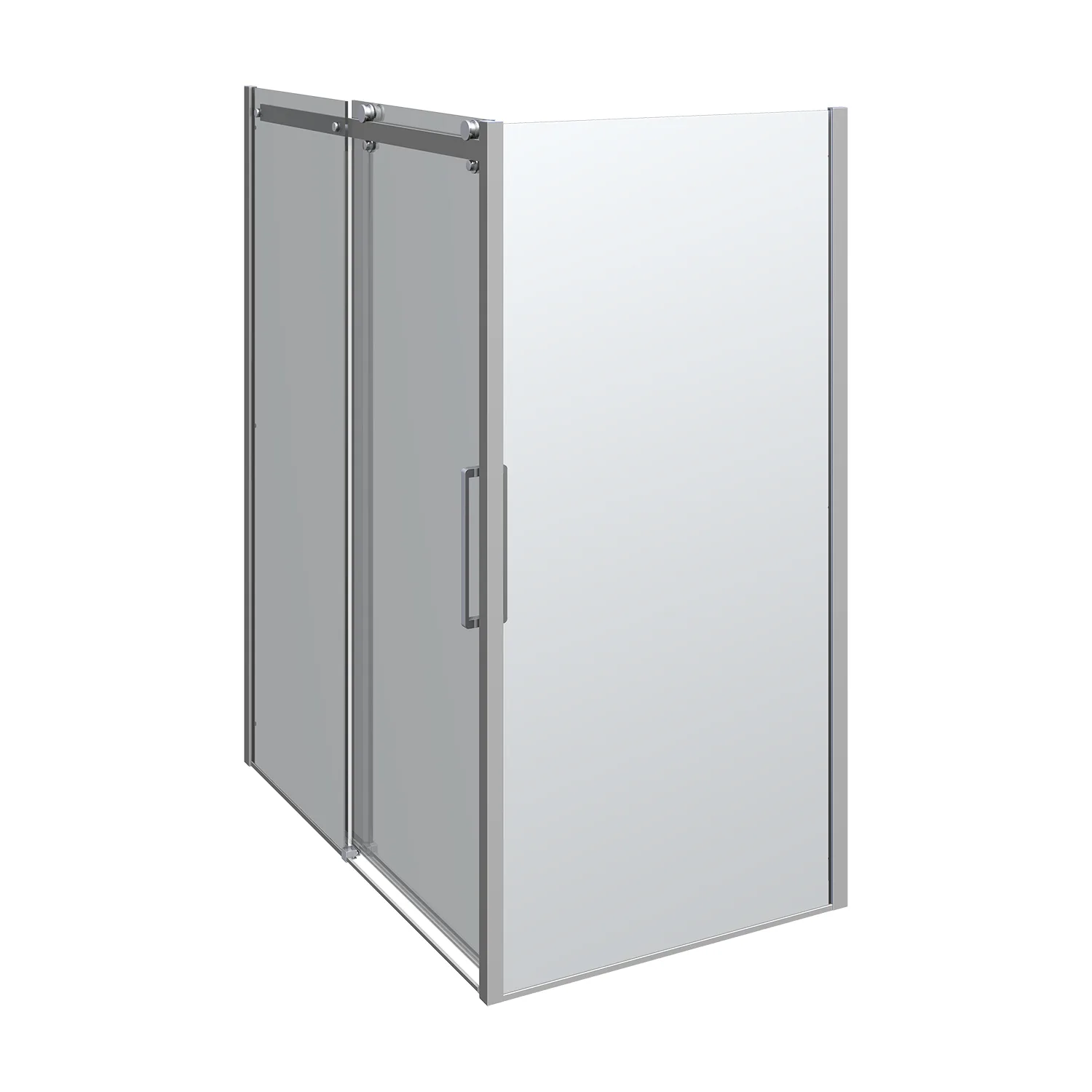 Deluxe skjutdörr med 1 fast vägg, vändbar, 160x100 cm 1600x1000 mm