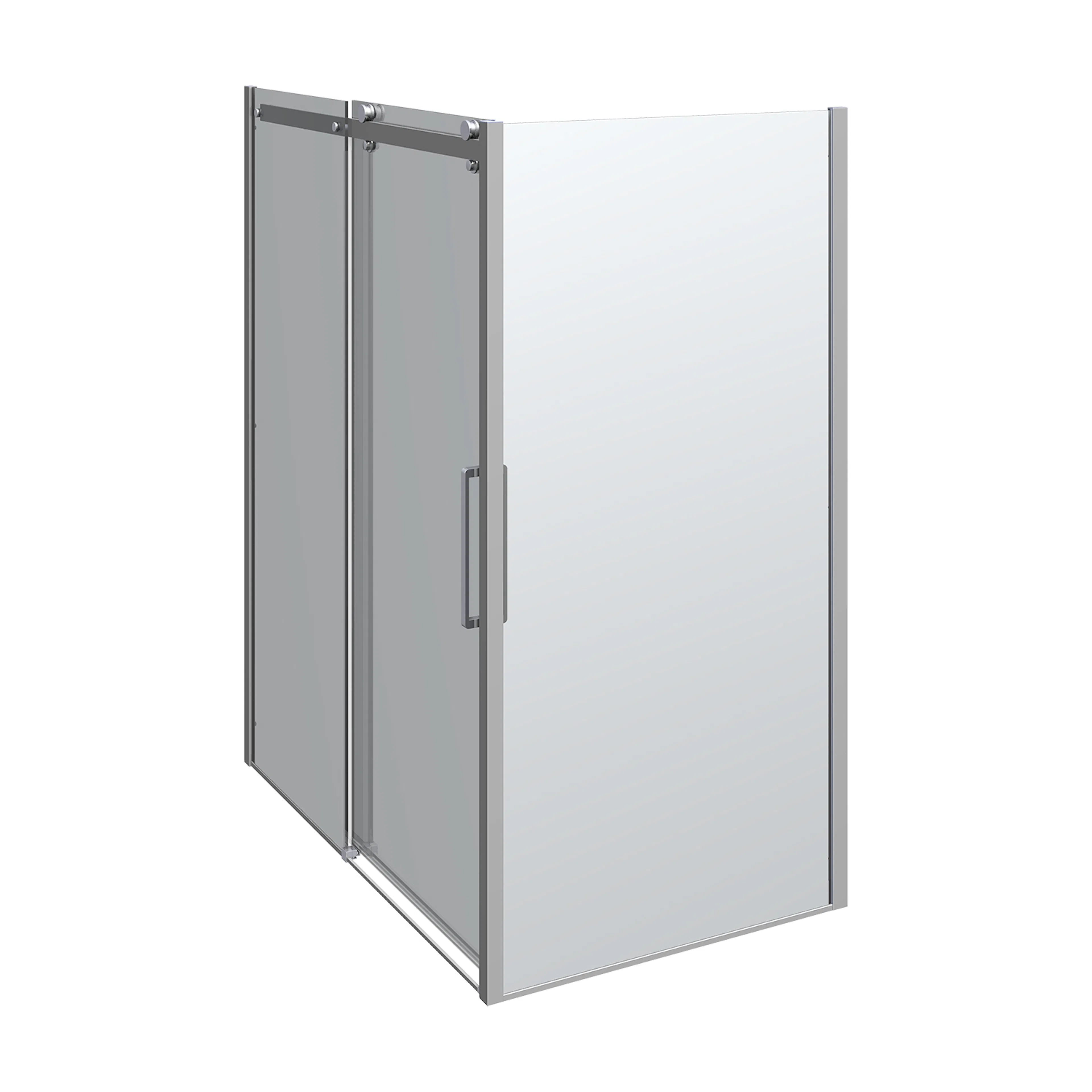 Deluxe skjutdörr med 1 fast vägg, vändbar, 160x100 cm 1600x1000 mm