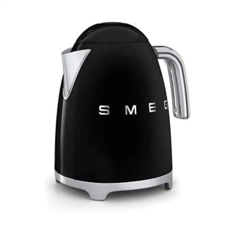 Vattenkokare Smeg KLF03BLEU Retro Svart med Rostfritt Stål